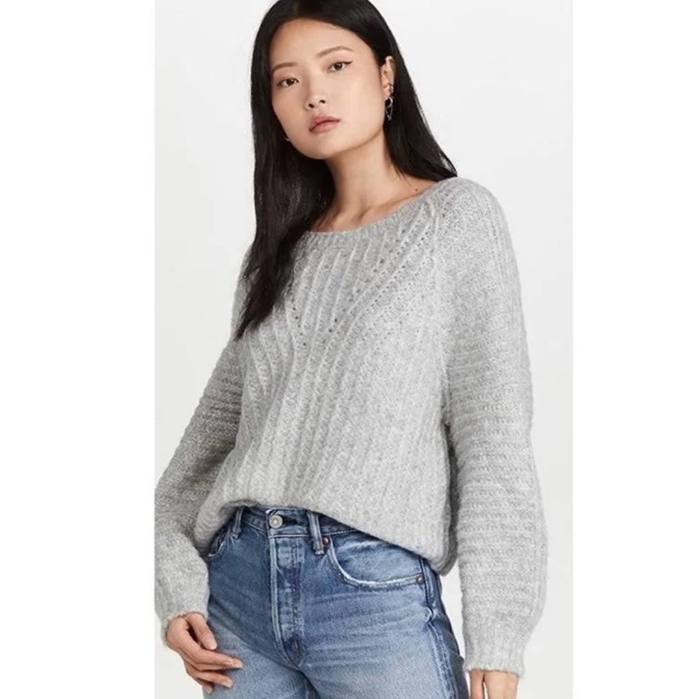 Free People Carter Pullover Boat Neck Sweater
